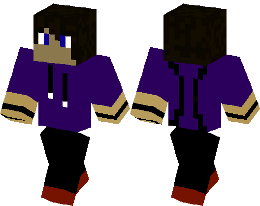 Boy with purple sweatshirt