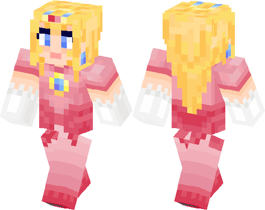 Princess Peach Nintendo Skin Minecraft Skin Minecraft Hub