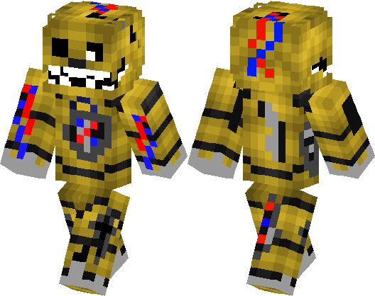 Fredbear from Minigames! (FNaF's 4) Minecraft Skin