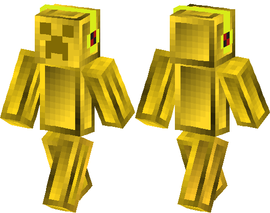 Golden Creeper Brick Diamond Skin Minecraft Skin Minecraft Hub