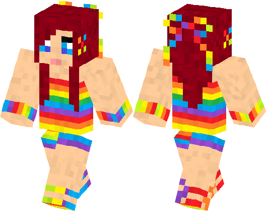Rainbow lady