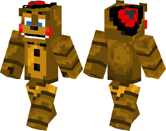 Toy Golden Freddy Minecraft Skin
