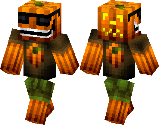 Blocky Pumpkin | Minecraft Skin | Minecraft Hub