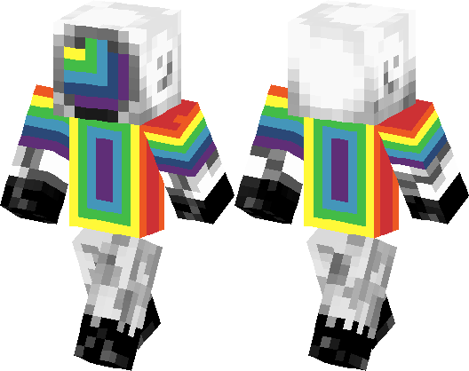 Rainbow space guy
