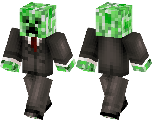 Creeper In A Suit Minecraft Skin Minecraft Hub