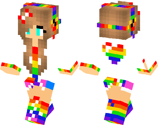 Rainbow Girl (with Heart on back)
