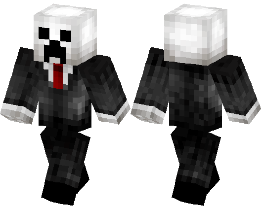 White creeper in a suit