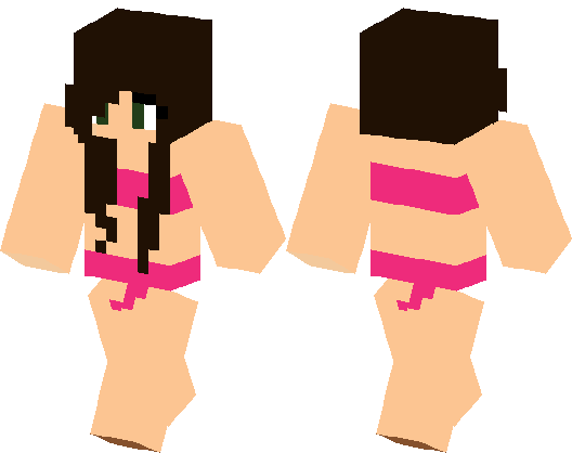 Bikini girl Minecraft Skin Minecraft Hub.