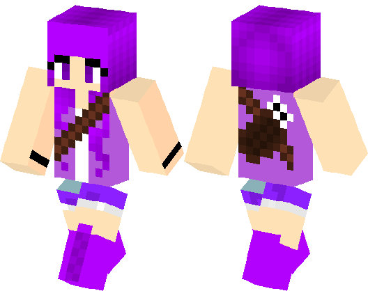 Purple archery girl