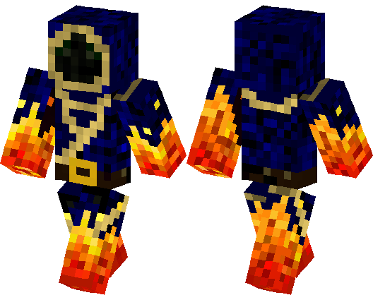 Fire Mage Minecraft Skin Minecraft Hub