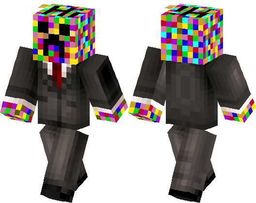 Rainbow Creeper In A Suit.