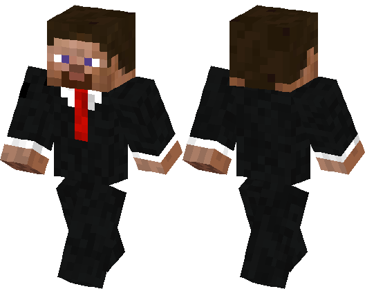 Minecraft Steve Suit Skin.