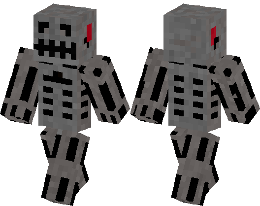 Minecraft Skeleton Skin Layout