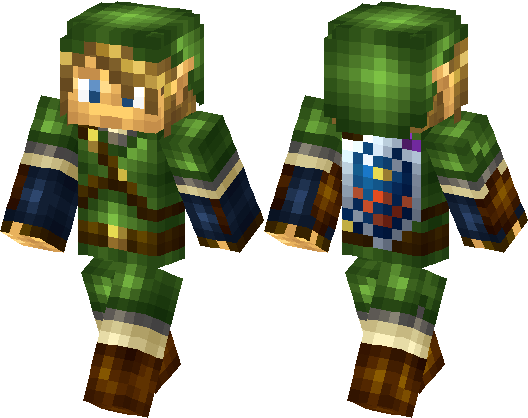 Legend of Zelda Toon link skin