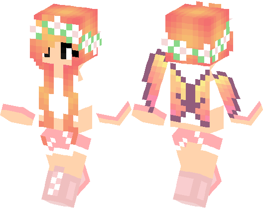 Fairy Girl Minecraft Skin All in one Photos.