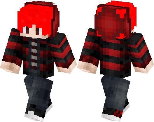 Red Handsome BOY AndroHEAD's Skin