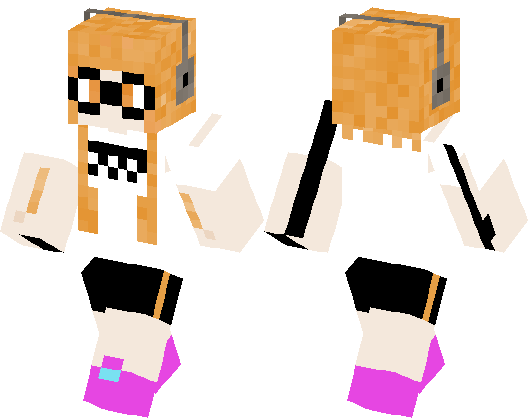 Minecraft Splatoon Skins. (Not Created by me.)